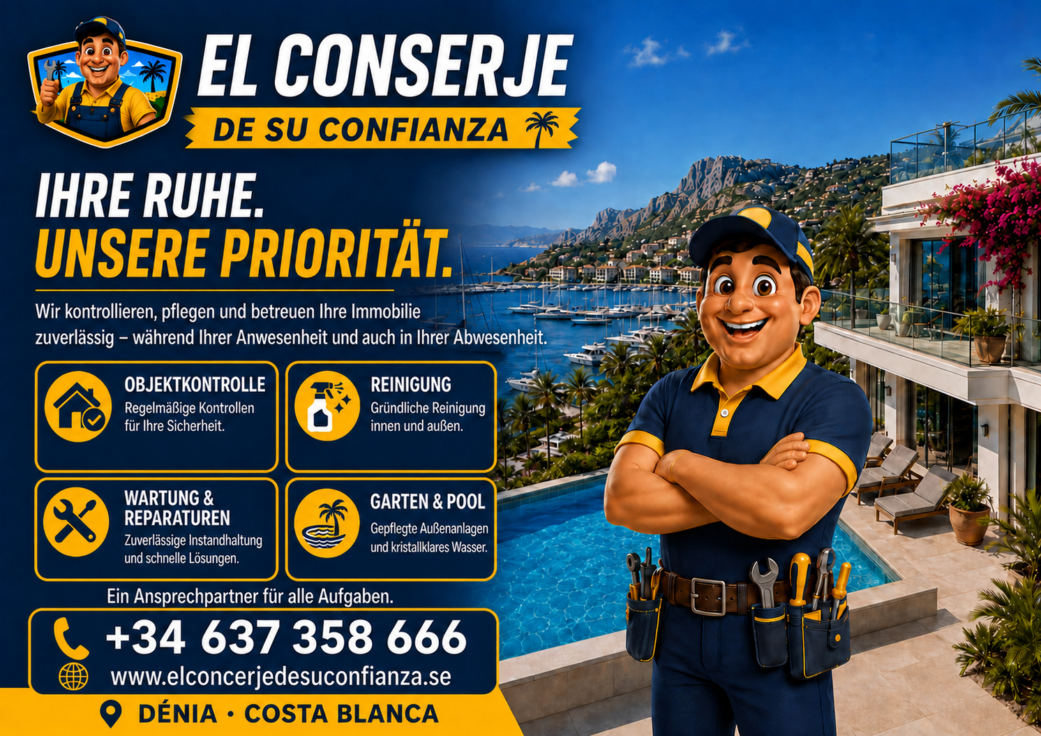 El Conserje – Titel der entwickelten Broschüre